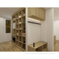 Luxusschlafzimmer Wanddesign Custom Holz Tür Garderobe